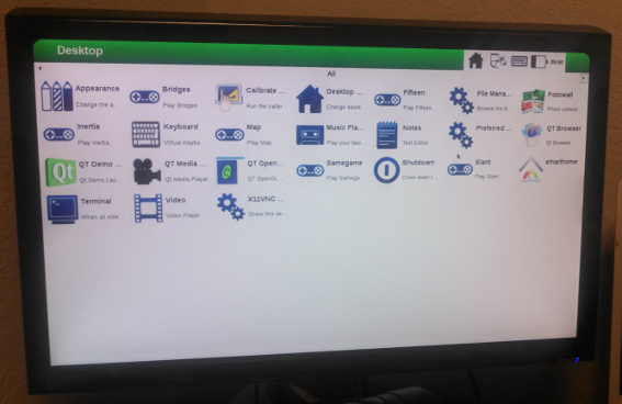 Boundary Devices Nitrogen6X running fsl-image-gui using HDMI align-middle