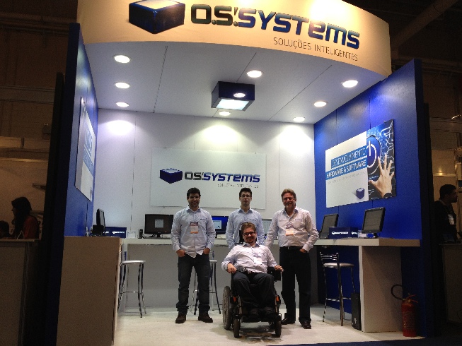 O.S. Systems Team at the conference align-middle